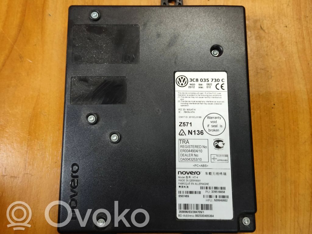 Volkswagen PASSAT B7 Air suspension control unit module (rear) 