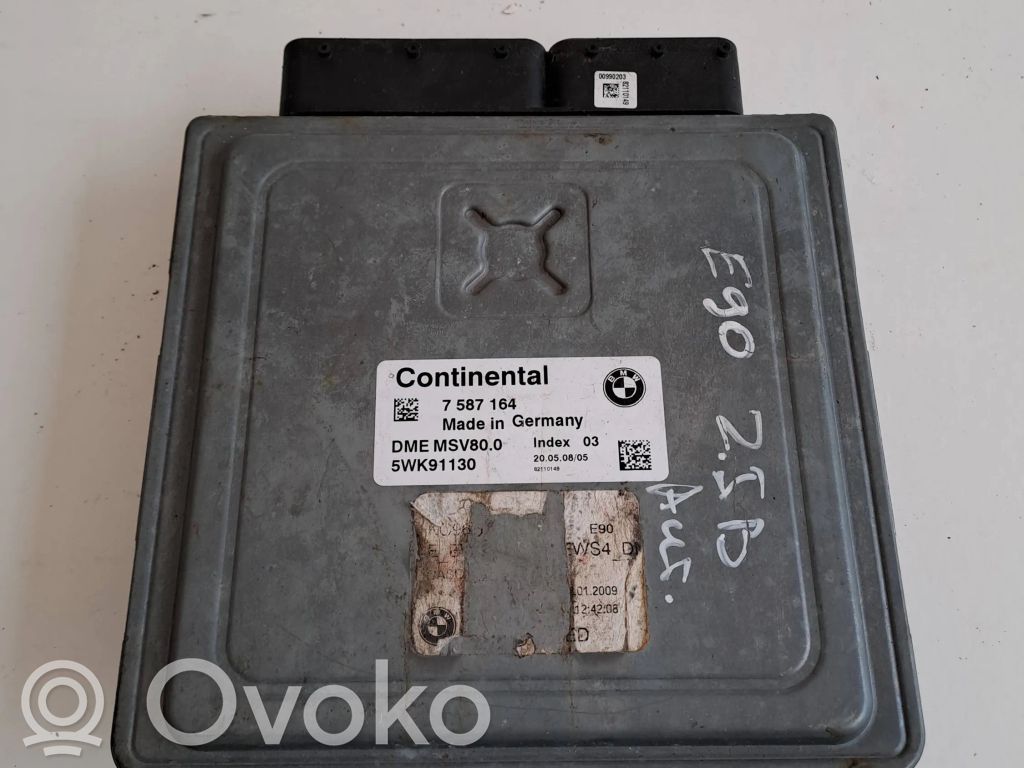 BMW 3 E90 E91 Engine ECU kit and lock set 
