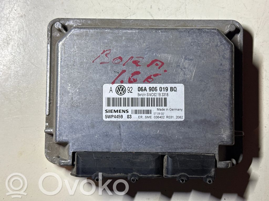 Engine control unit/module   06A906019BQ,5WP4459,MS21B3318