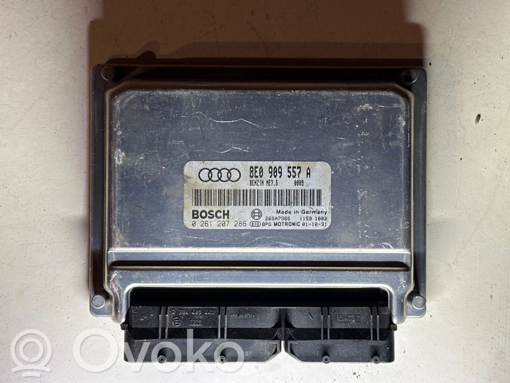 Engine control unit/module   8E0909557A,26SA7966,0261207286