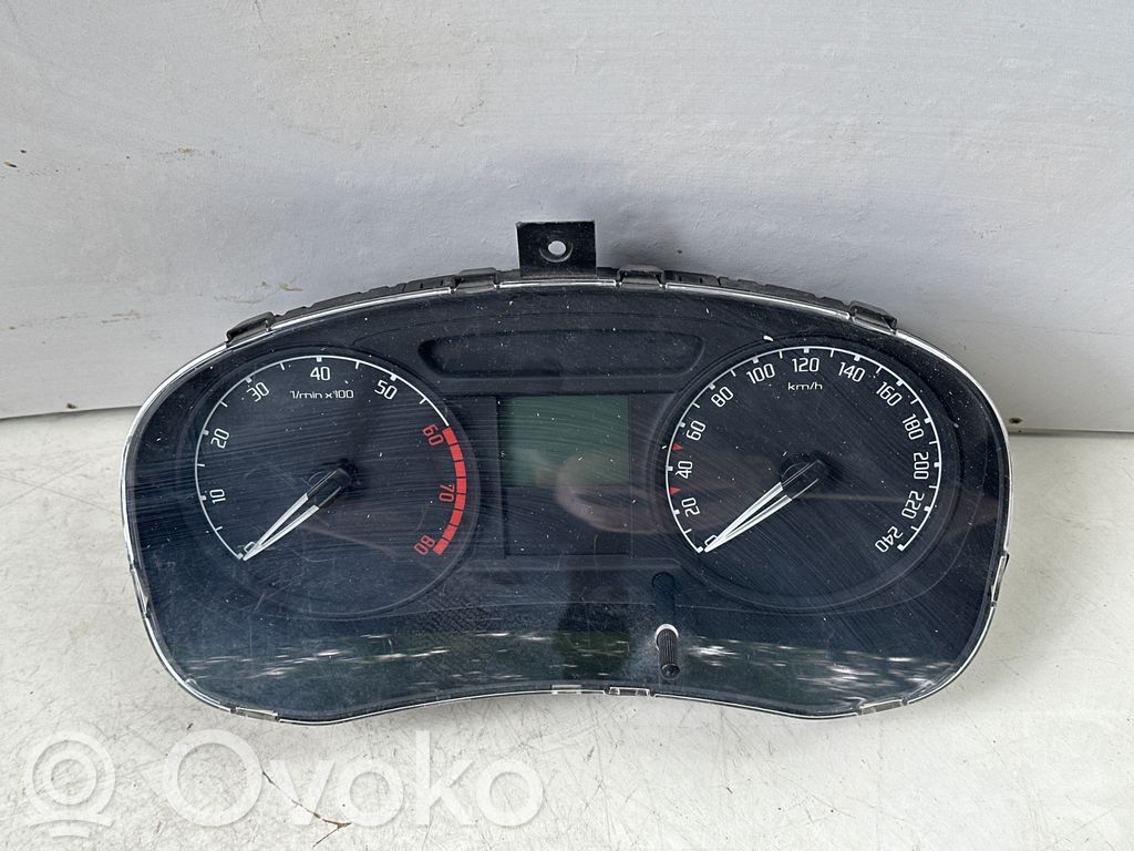 Skoda Roomster (5J) Tachimetro (quadro strumenti) 