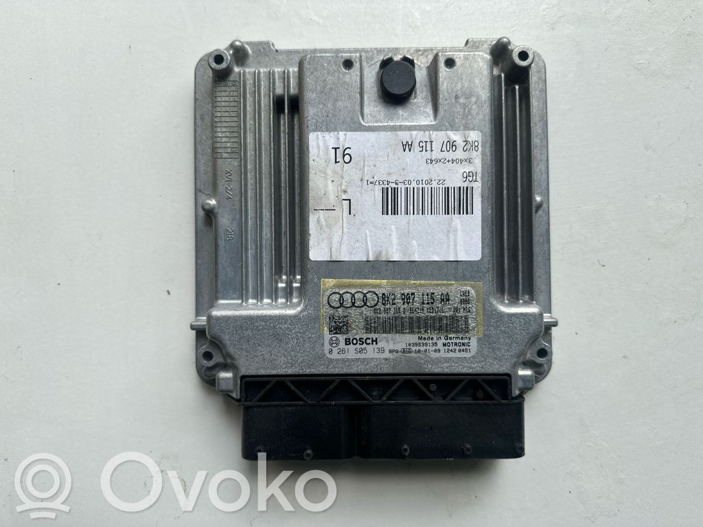 Engine control unit/module   8K2907115D,0261S05139,8K2907115AA