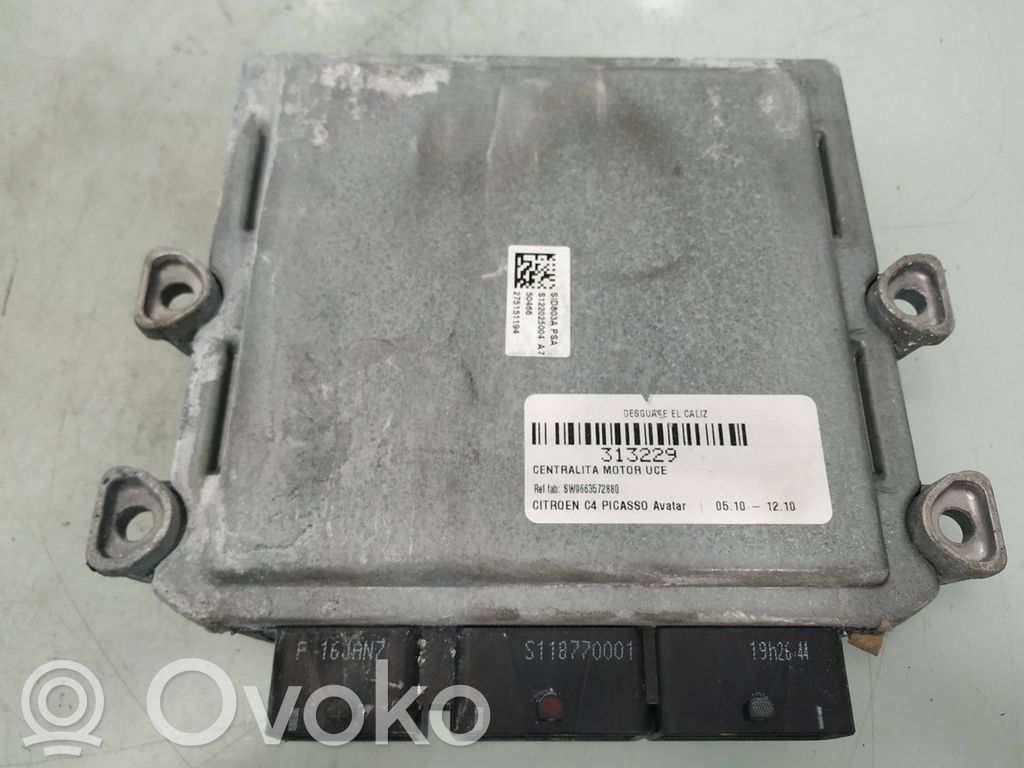 Citroen C4 I Picasso Engine control unit/module 