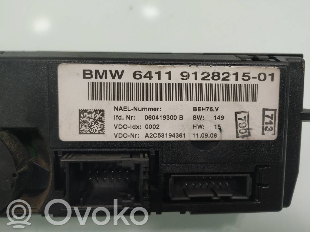 BMW 1 E81 E87 Climate control unit 