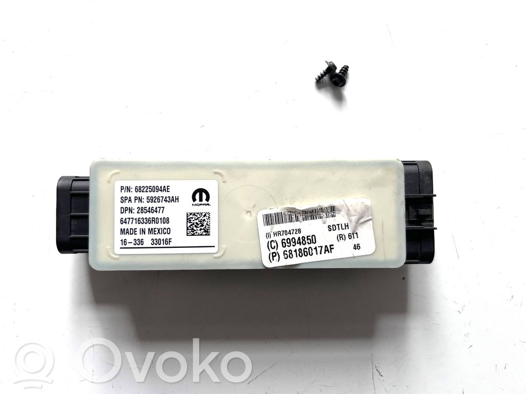 Sliding door control unit/module   68225094AE,68186017AF,68369596AE