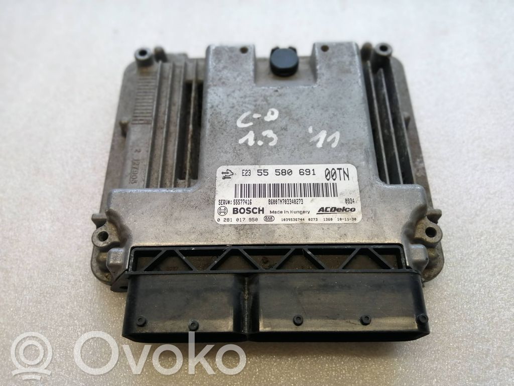 Engine control unit/module   5558069100TN,55577416,0281017950
