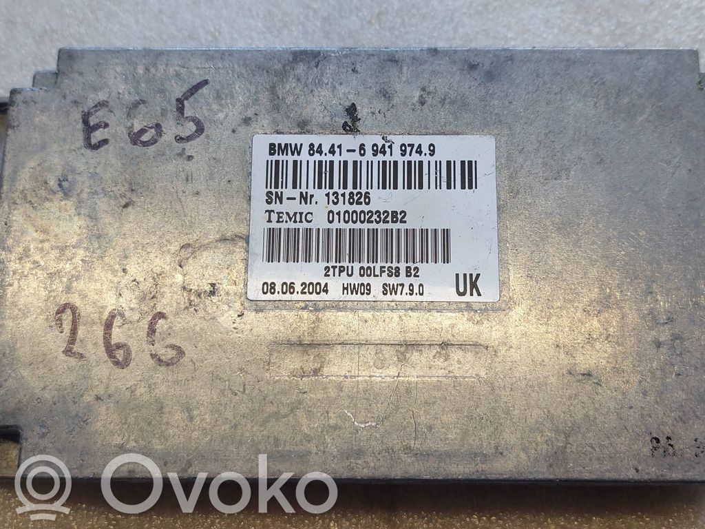 BMW 7 E65 E66 Voice control module 