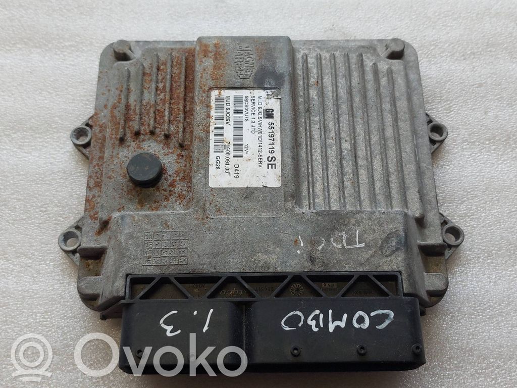 Engine control unit/module   55197119SE,7160009100