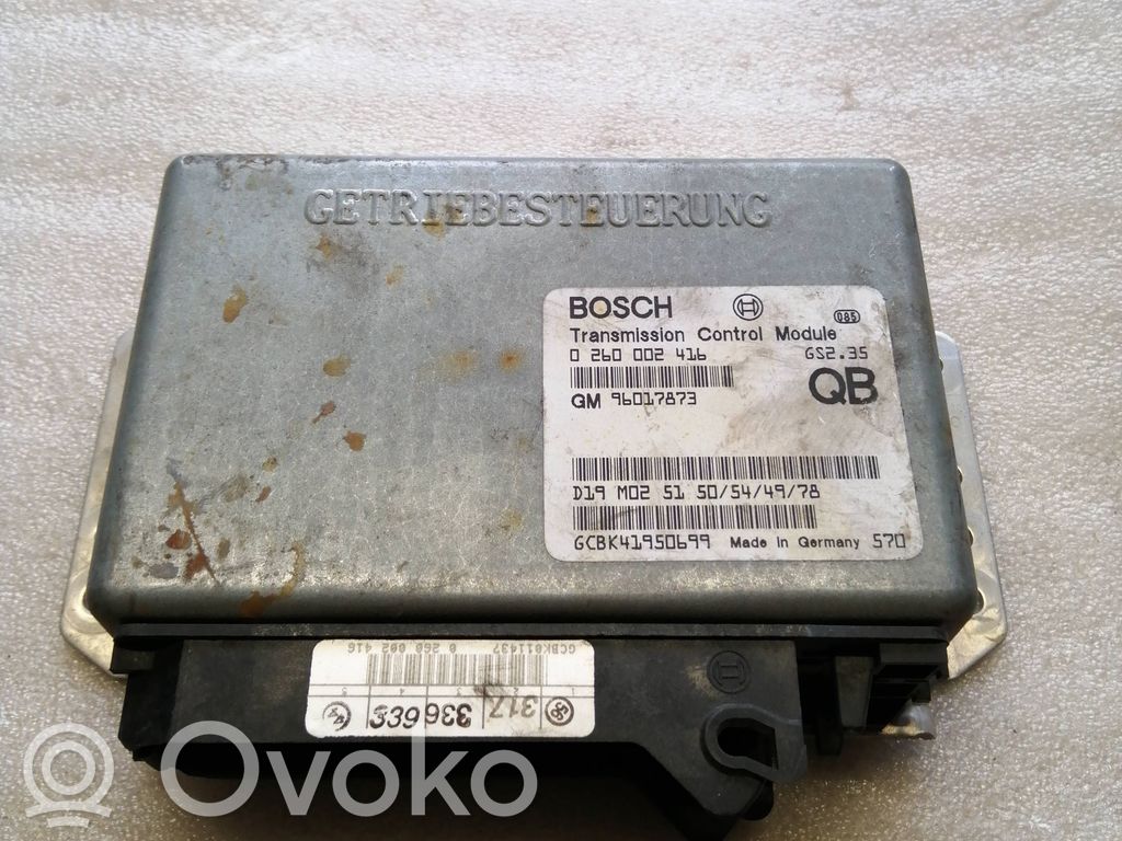 Opel Omega B1 Unitate/modul de control cutie de viteze 