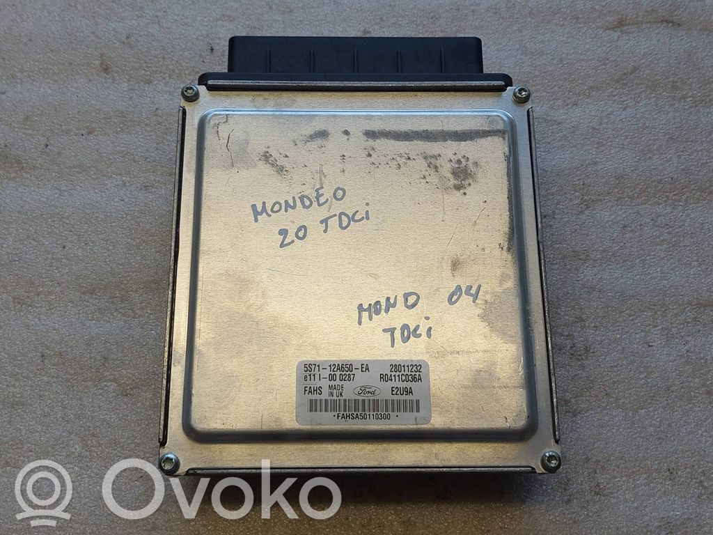 Engine control unit/module   5S7112A650EA