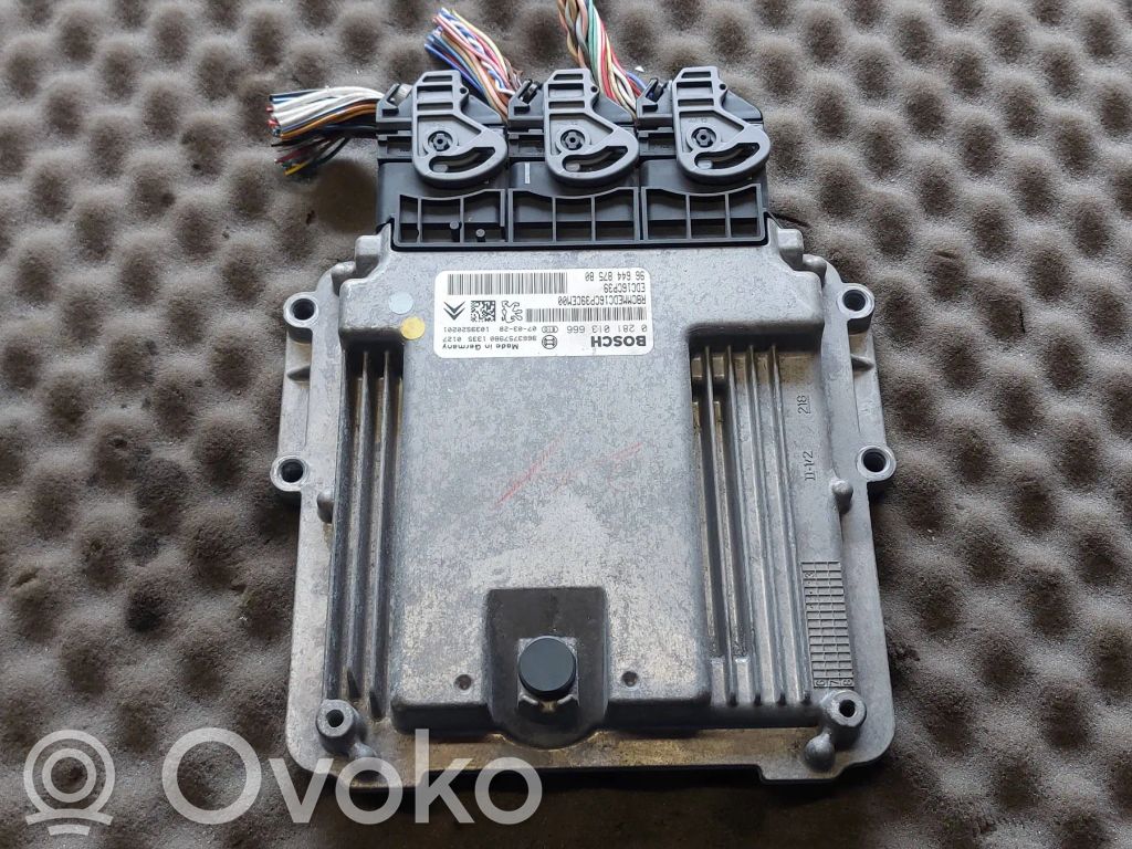 Engine control unit/module   9664487580,9663757980,0281013666