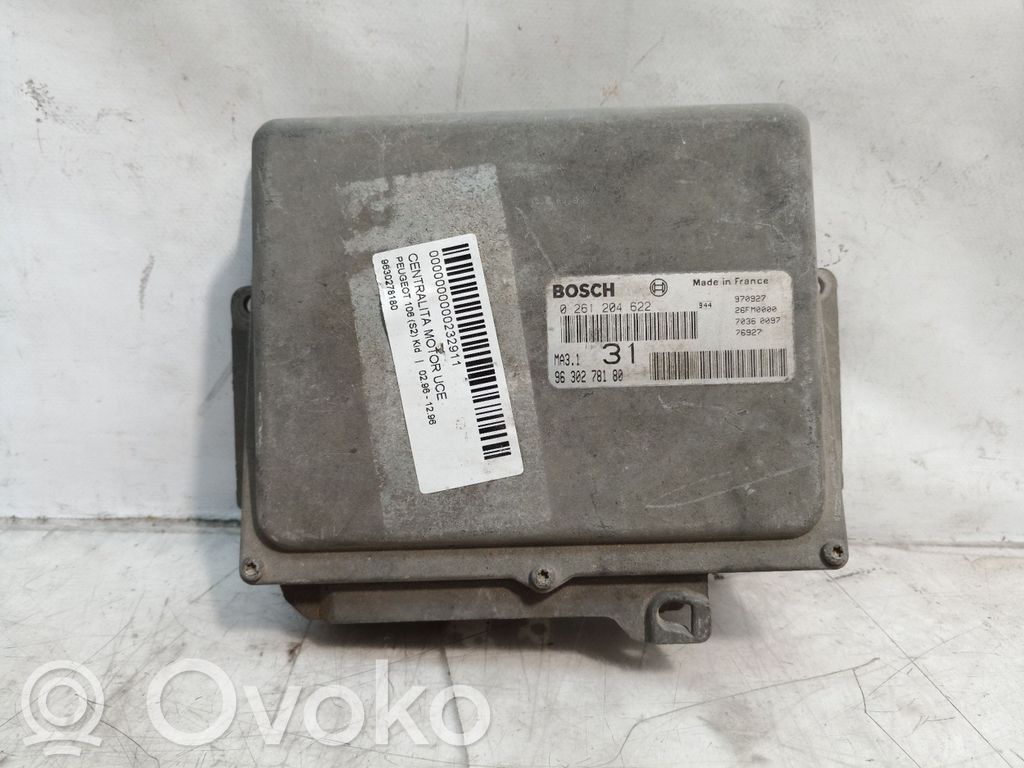 Peugeot 106 Engine control unit/module 
