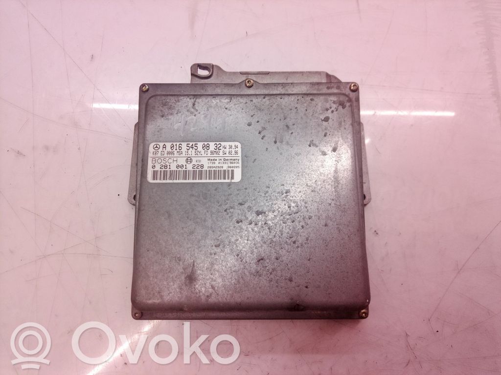 Engine control unit/module   A0165450832,A0165450832,0281001228