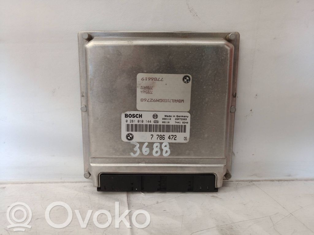 Engine control unit/module   0281010144,0281010144,7786472