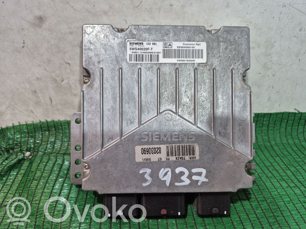 Engine control unit/module   SW9644895180,SW9644895180,HW9641849280