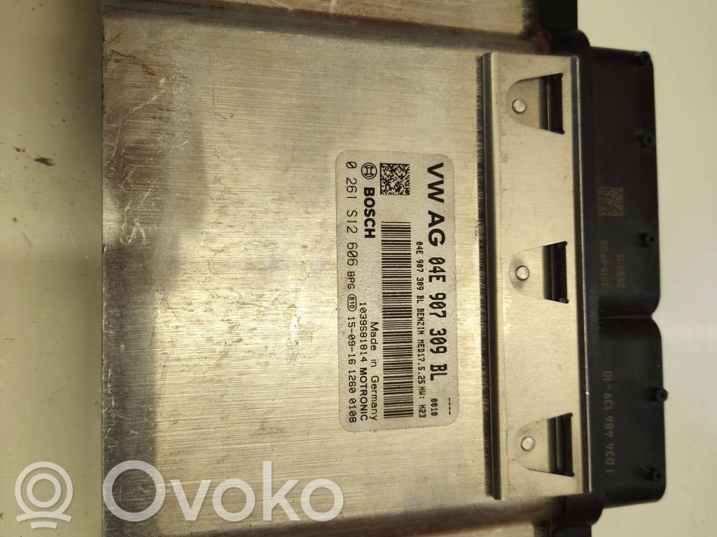 Sterownik / Moduł ECU   04E907309BL,261S12606
