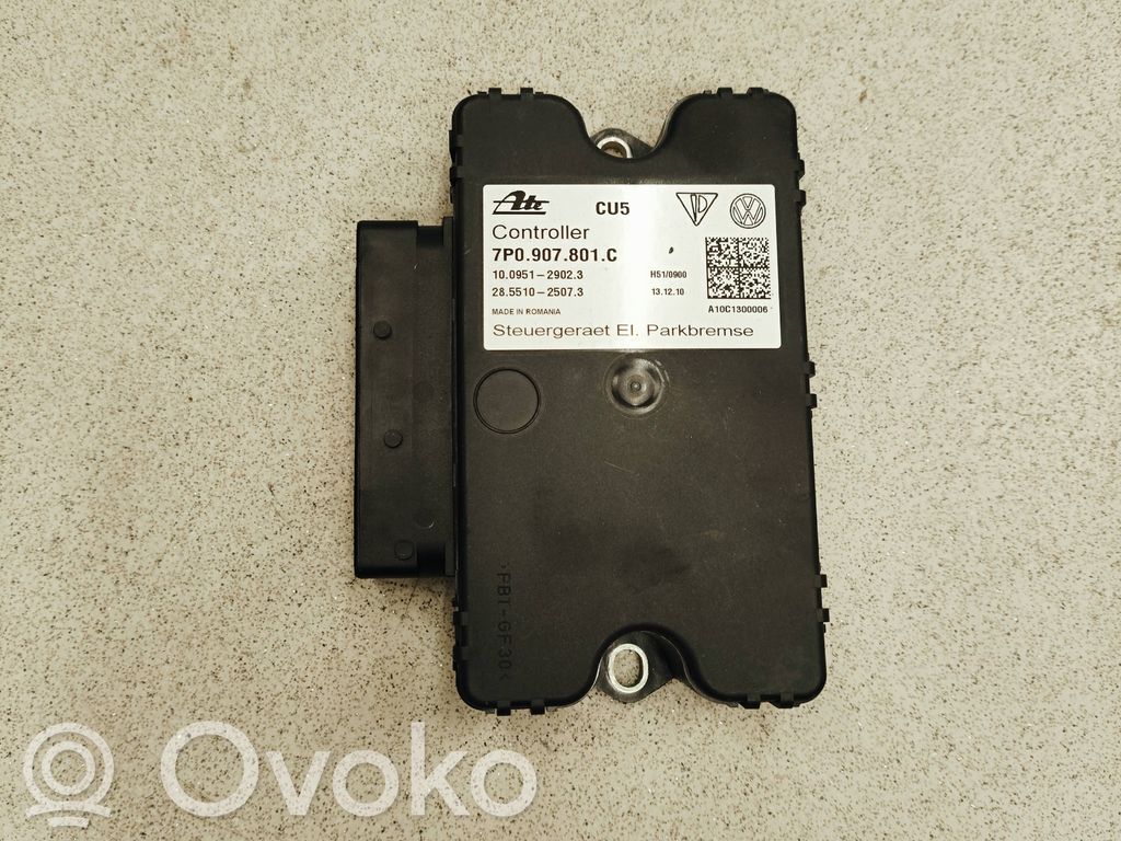 Porsche Cayenne (9Y0 9Y3) Module de commande de frein à main 