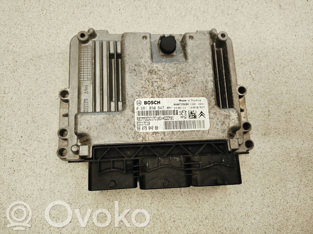 Citroen C3 Pluriel Engine control unit/module 