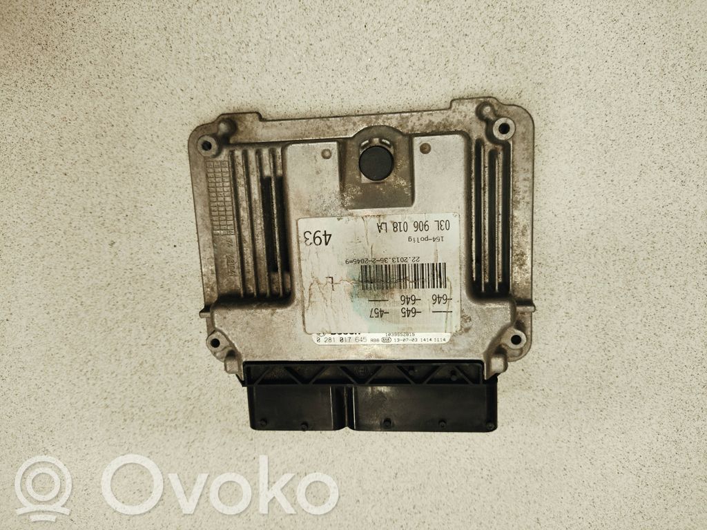 Engine control unit/module   03L906018LA,154P0119