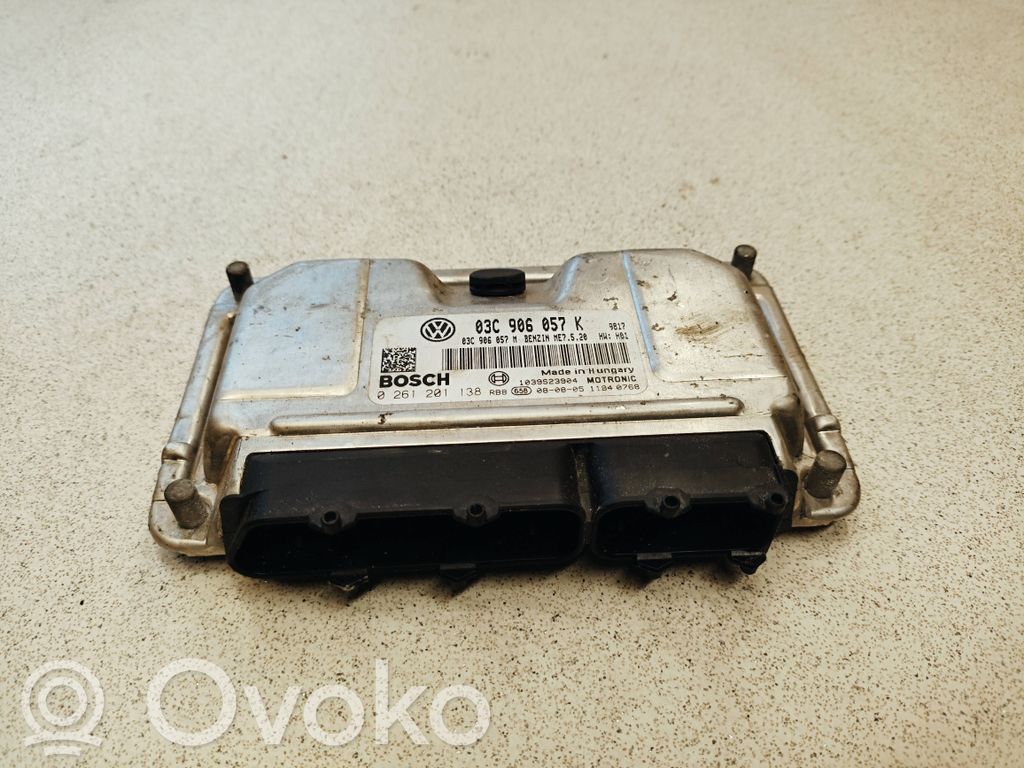 Engine control unit/module   03C906057K,03C906057M,0261201138