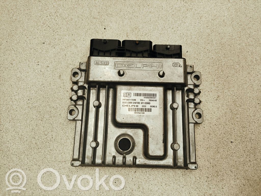 Peugeot 508 RXH Engine control unit/module 