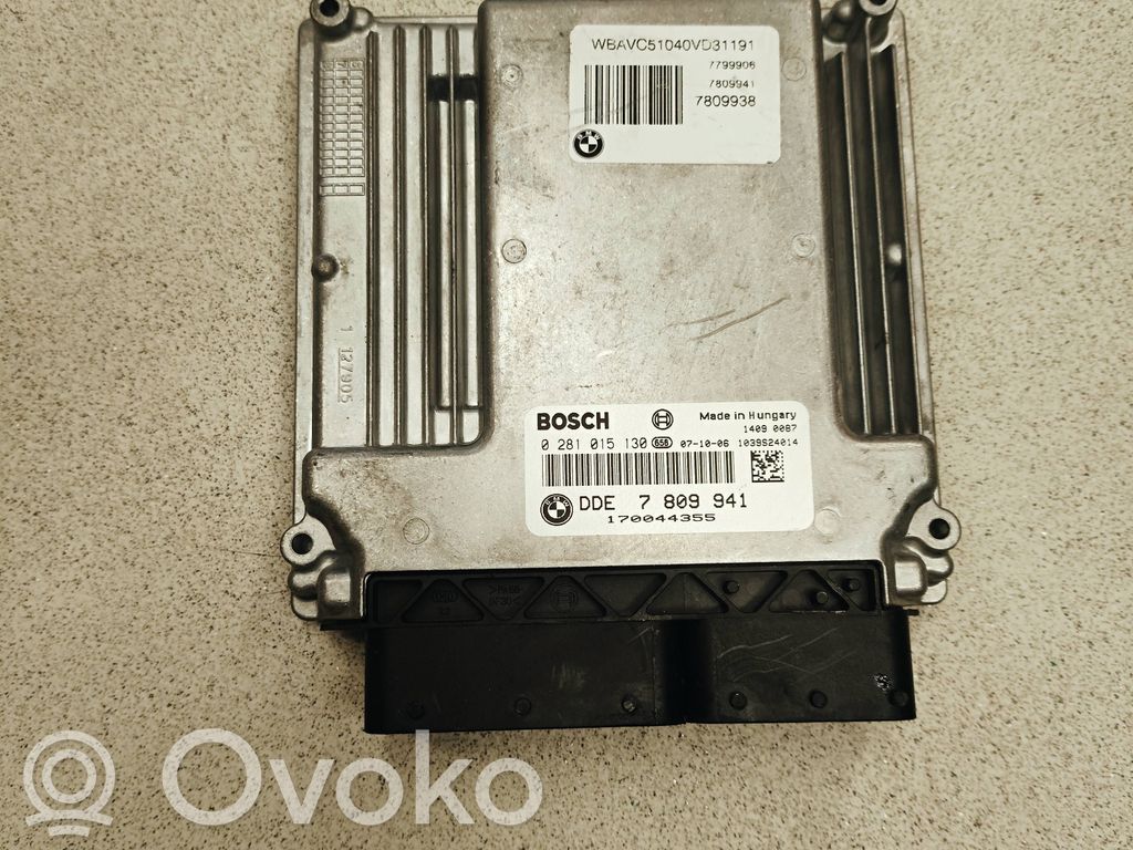 BMW 5 E60 E61 Engine control unit/module 