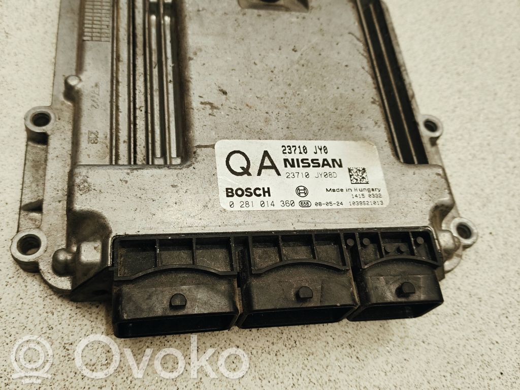 Nissan Qashqai Engine control unit/module 