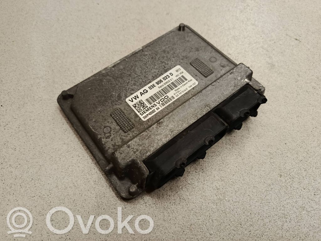 Engine control unit/module   03E906023D,5WP4050204,SLM0S91