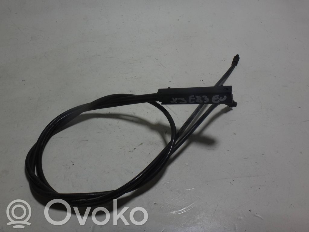 BMW X3 E83 Engine bonnet/hood lock release cable 