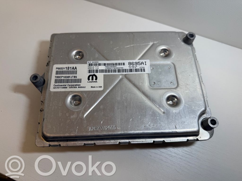 Moottorin ohjainlaite/moduuli   P68331181AA,A2C7577120000,T00EP1038FJTB5