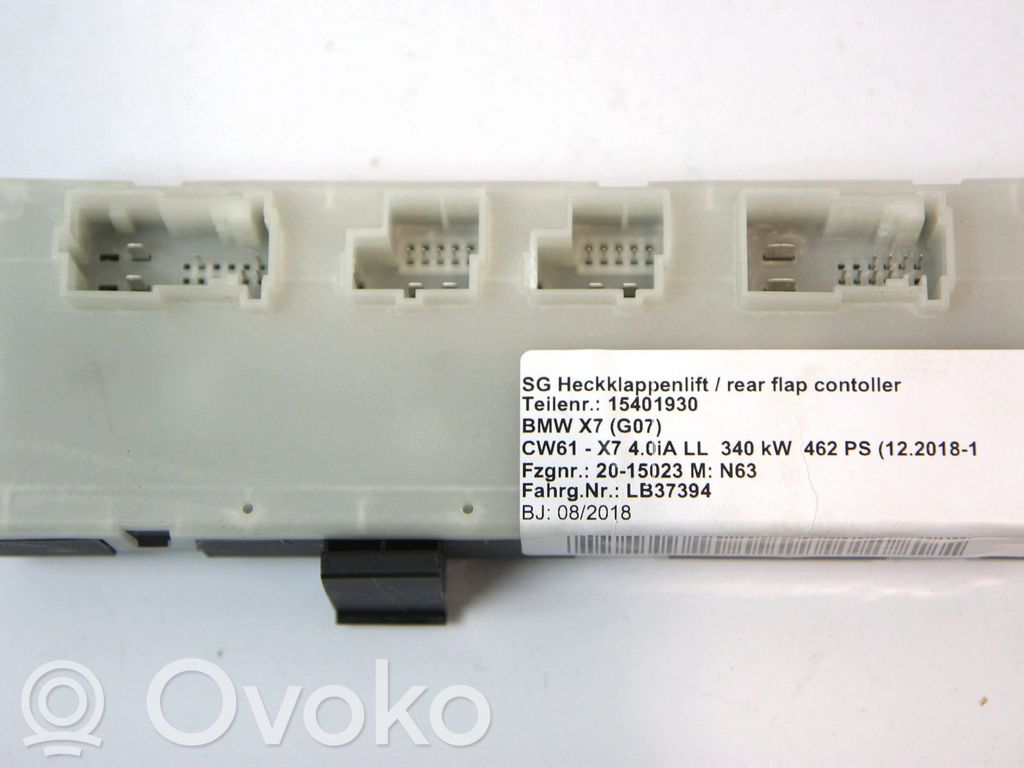 BMW X5 G05 Tailgate/trunk control unit/module 