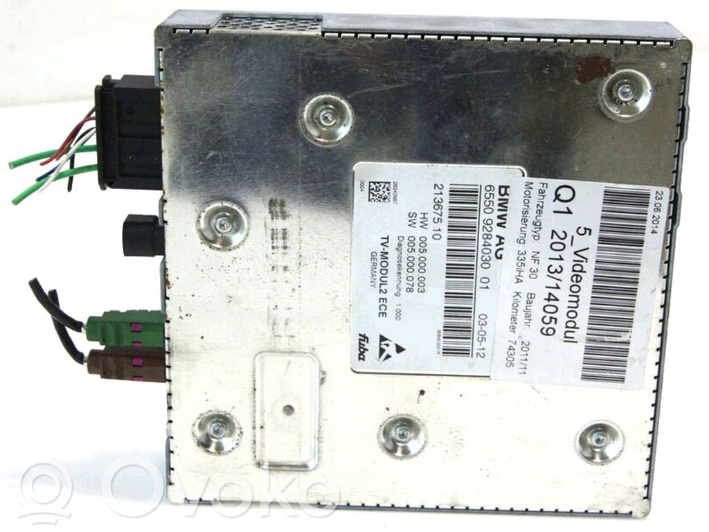 BMW 3 F30 F35 F31 Modul control video 
