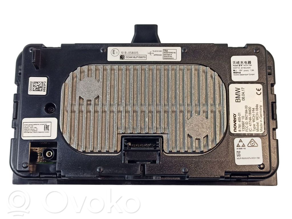 BMW 5 G30 G31 G38 Moduł ładowania bezprzewodowego 