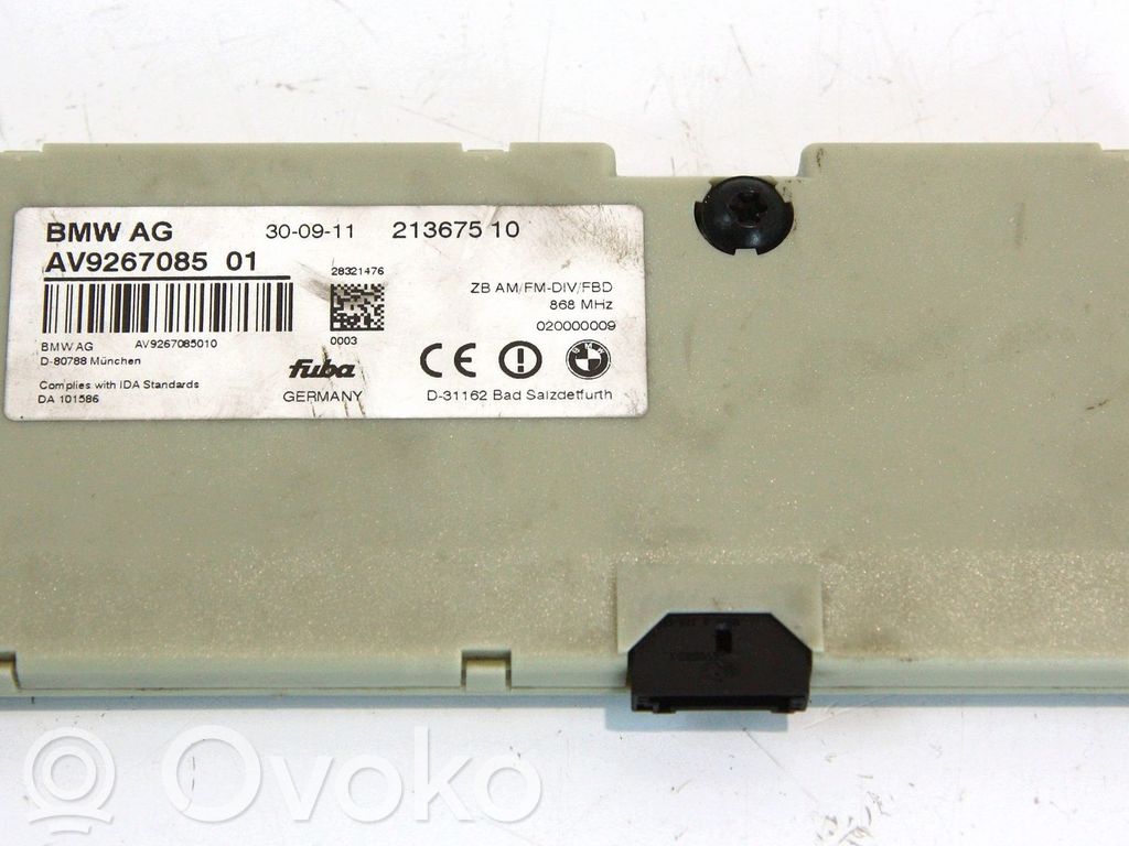 BMW 5 F10 F11 Moduł / Sterownik anteny 