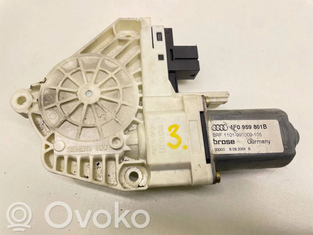 Audi A6 S6 C6 4F Silnik regulatora szyby drzwi przednich 