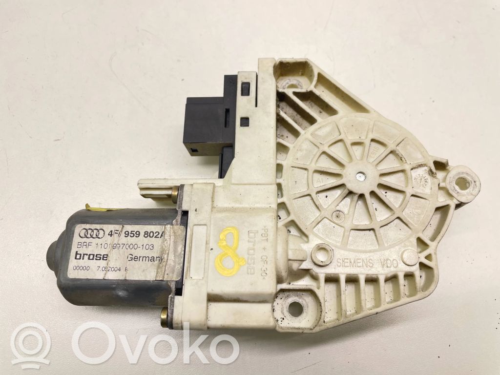 Audi A6 S6 C6 4F Rear door window regulator motor 
