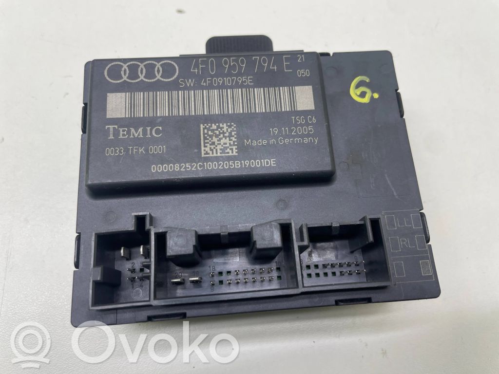 Unité de commande module de porte   4F0959794E,4F0910795E,4F0959794,0033TFK0001