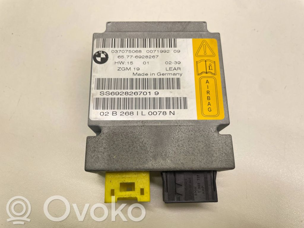 BMW 7 E65 E66 Airbag control unit/module 