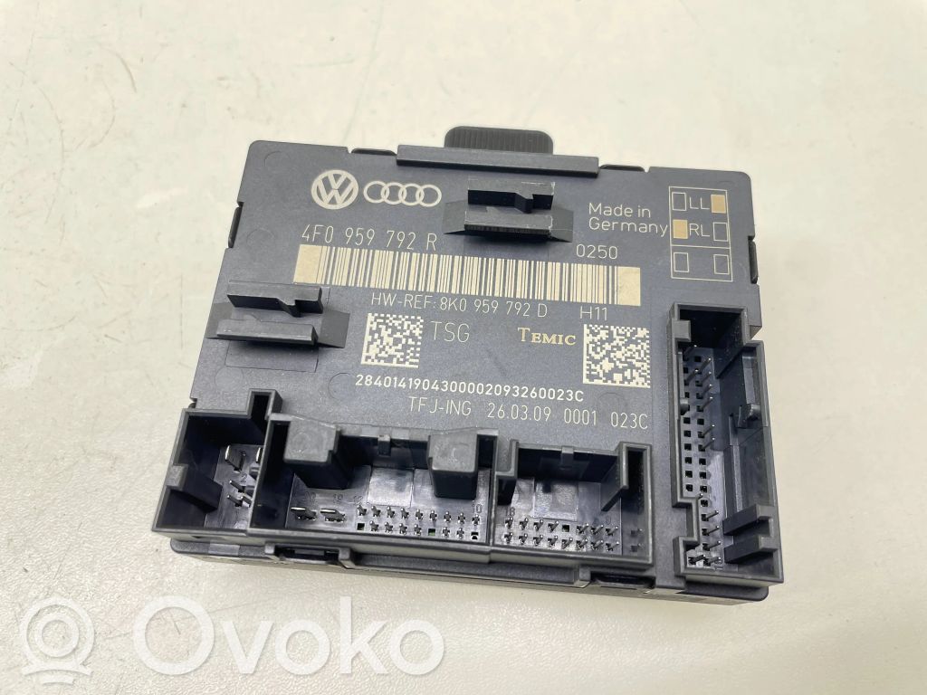 Unité de commande module de porte   4F0959792R