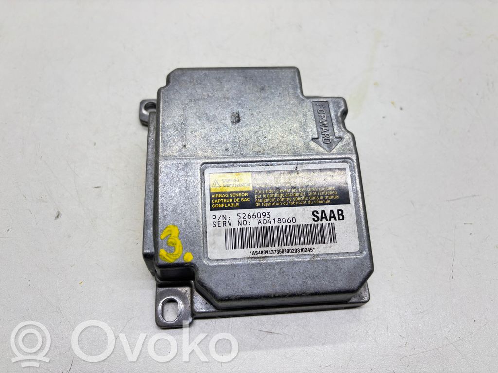 Saab 9-5 Airbag control unit/module 