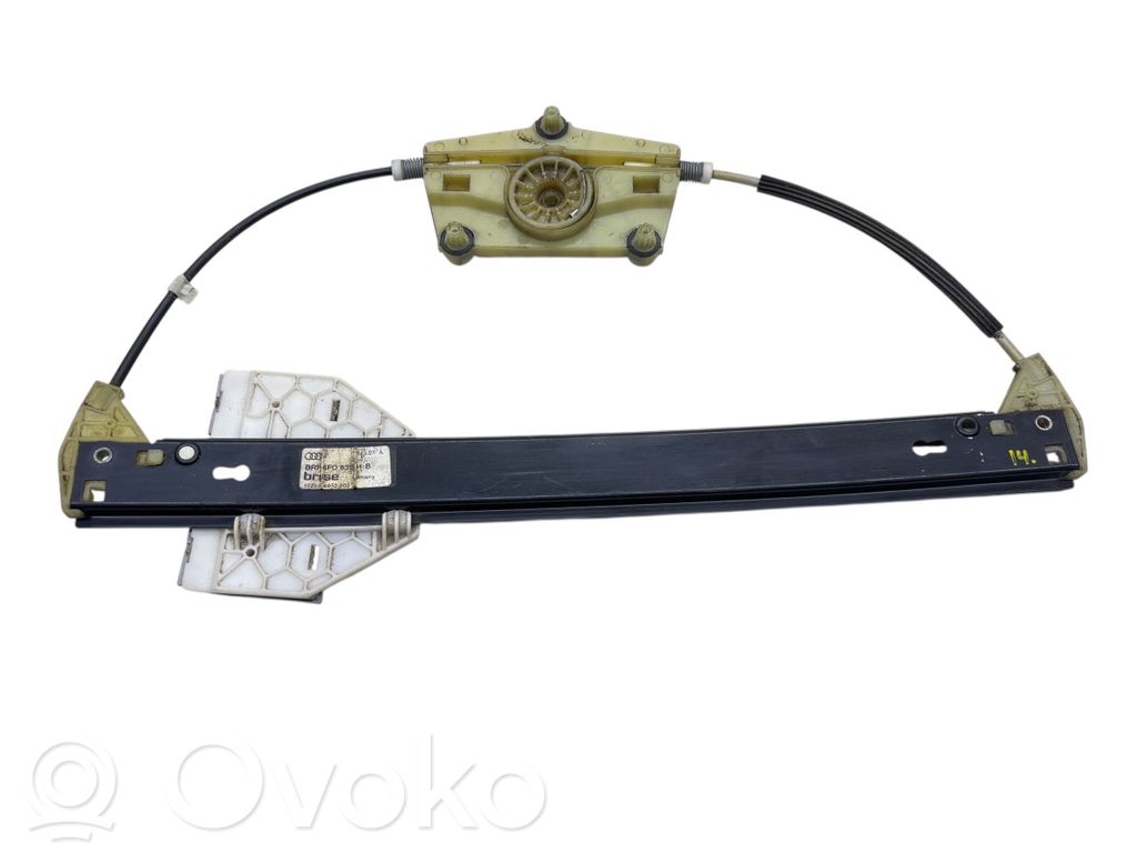 Audi A6 S6 C6 4F Mechanizm podnoszenia szyby tylnej bez silnika 