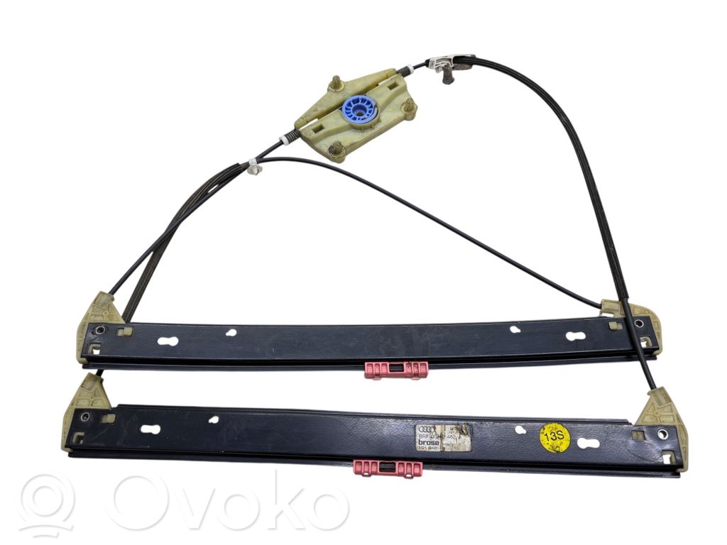 Audi A6 S6 C6 4F Mechanizm podnoszenia szyby przedniej bez silnika 