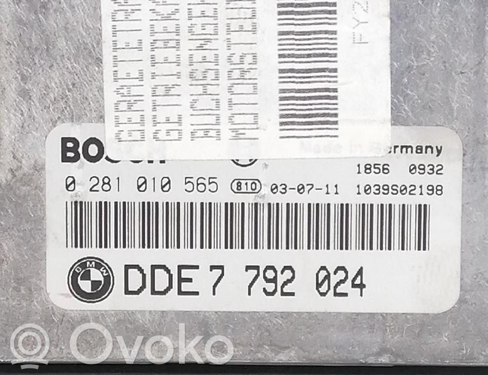 Unidad de control/módulo del motor   DDE7792024