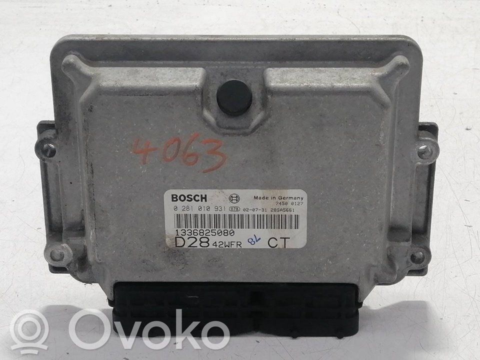 Fiat Ducato Sterownik / Moduł ECU 