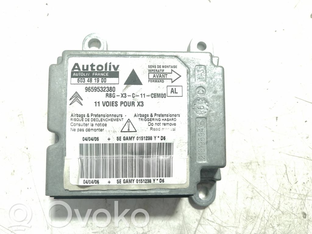 Citroen C5 Lenkwinkelsensor Airbagschleifring Wickelfeder 