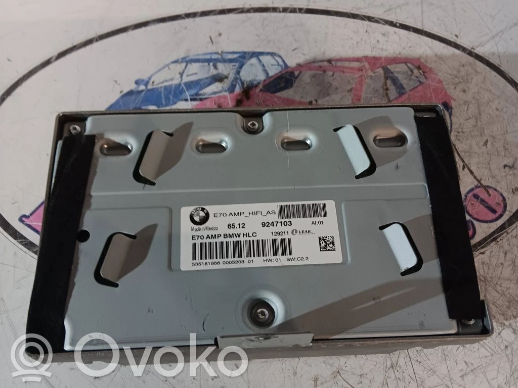 BMW X5 E70 Sound amplifier 