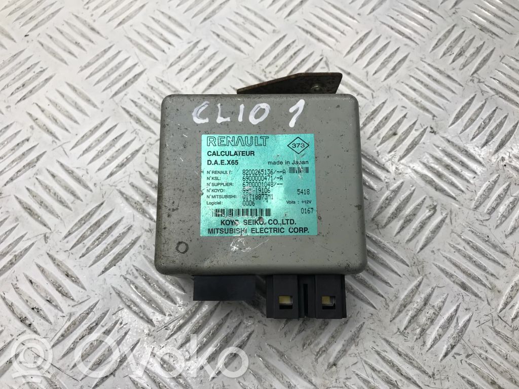 Renault Clio II Other control units/modules 