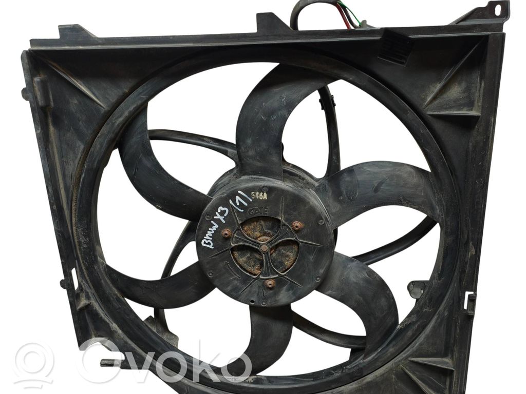 BMW X3 E83 Electric radiator cooling fan 
