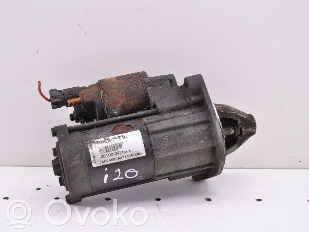 Hyundai i20 (PB PBT) Starter motor 