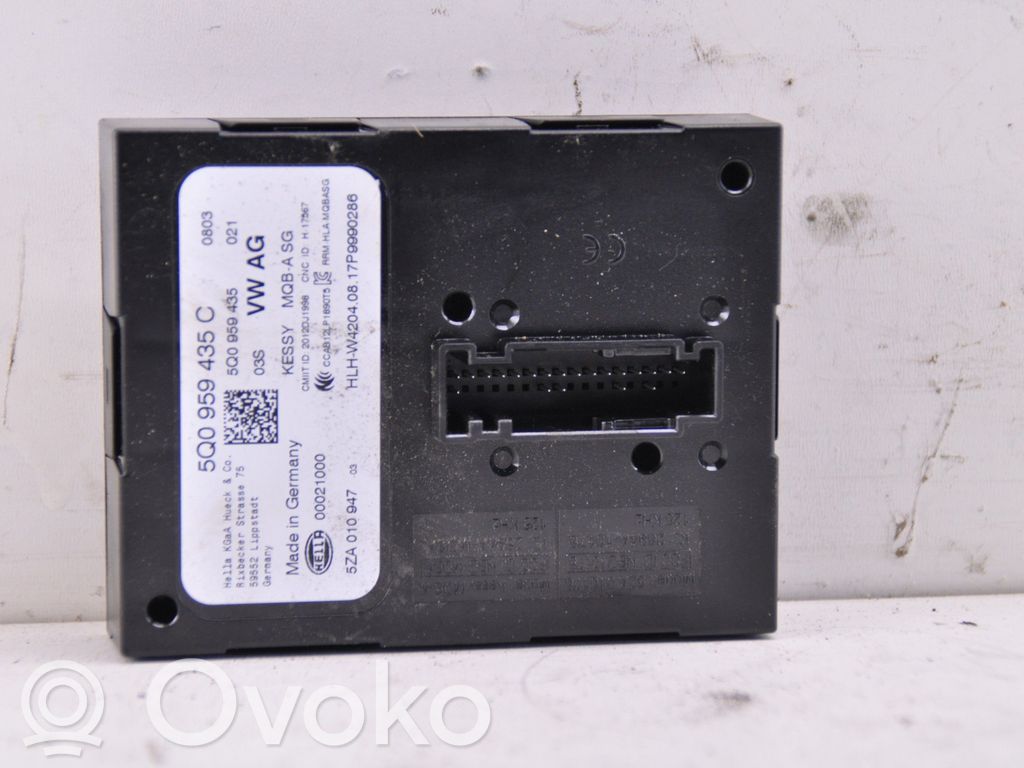 Skoda Fabia Mk3 (NJ) Module de contrôle sans clé Go 